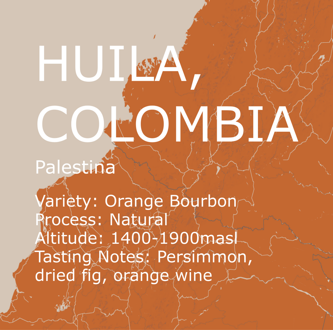 Colombia Pitalito Pico Alto Orange Bourbon